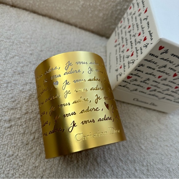Christian Dior Je Vous Adore Gold Candle Holder - Picture 7 of 10